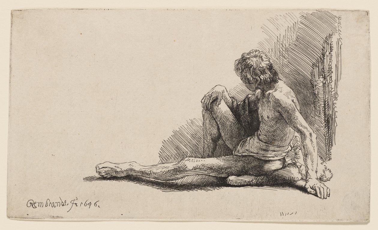 Studium aktu autorstwa Rembrandt van Rijn