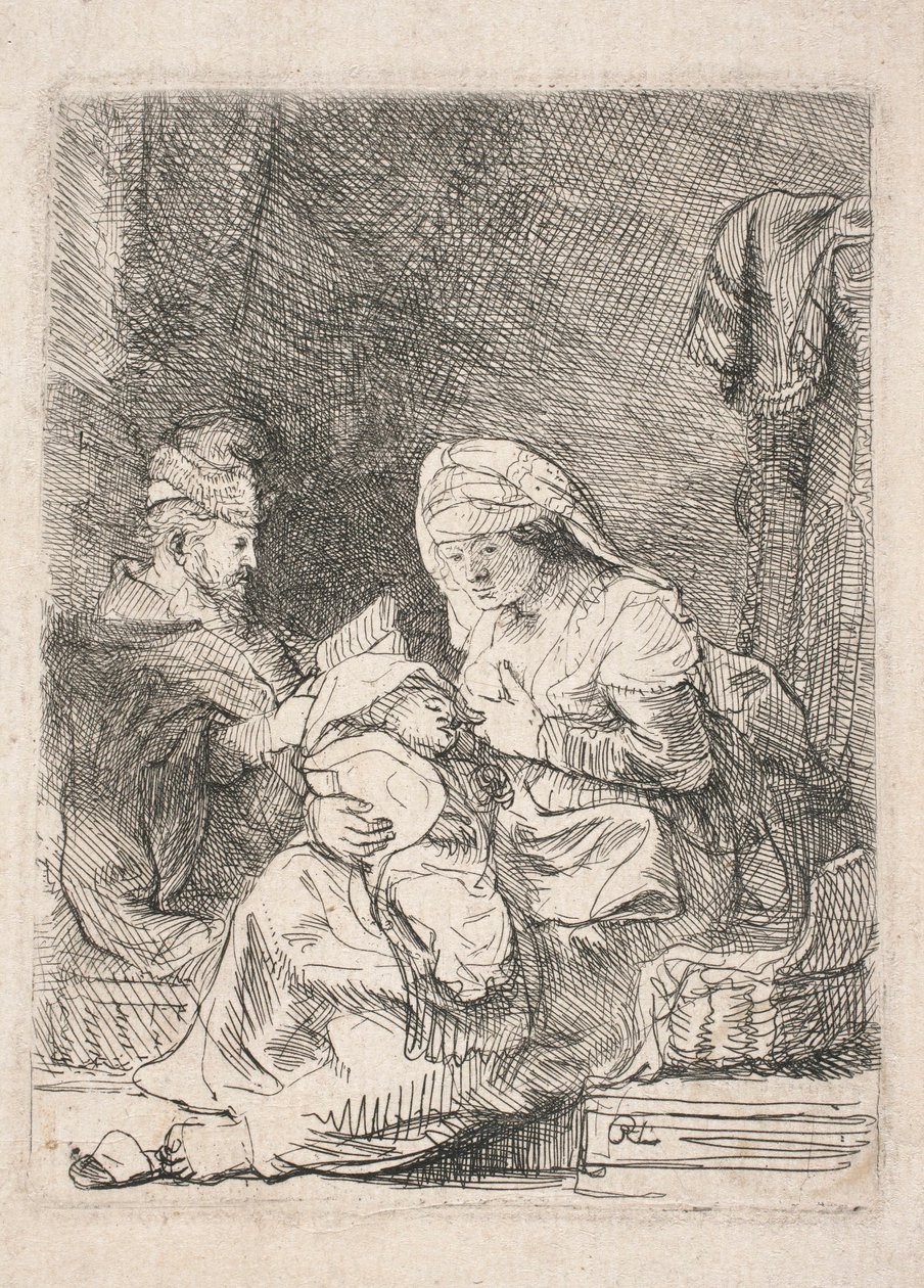 Święta Rodzina autorstwa Rembrandt van Rijn