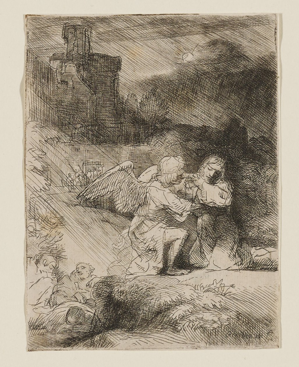 Męka w Ogrodzie autorstwa Rembrandt van Rijn