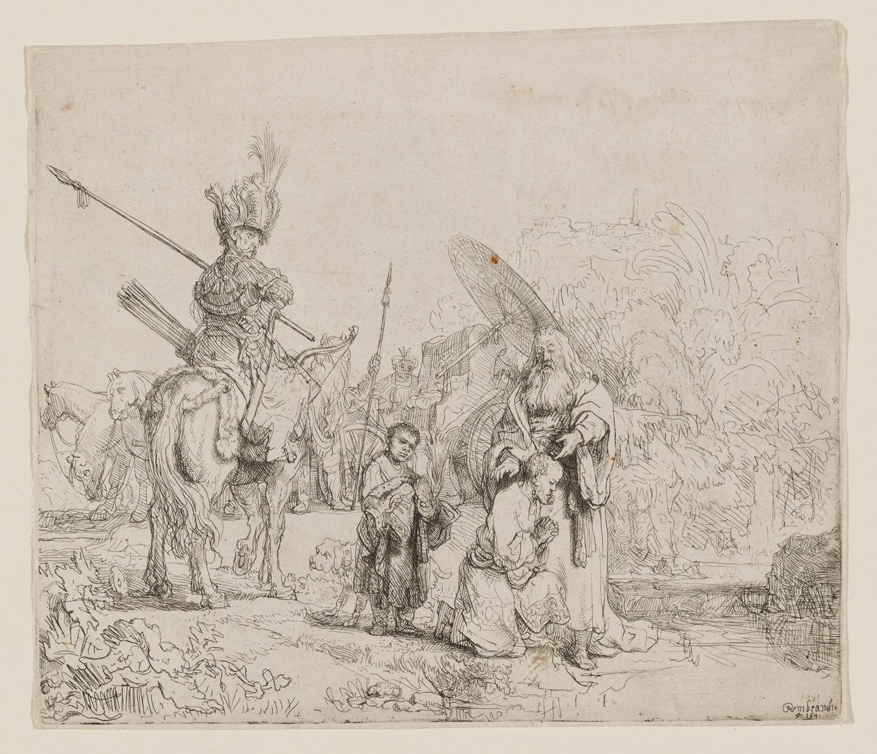 Chrzest eunucha autorstwa Rembrandt van Rijn