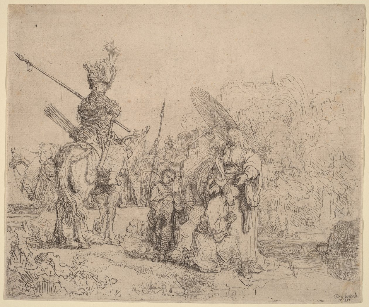 Chrzest eunucha autorstwa Rembrandt van Rijn