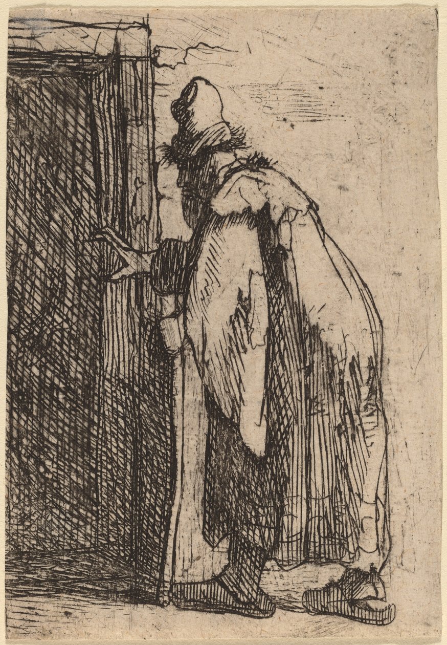 Ślepota Tobiasza: szkic autorstwa Rembrandt van Rijn