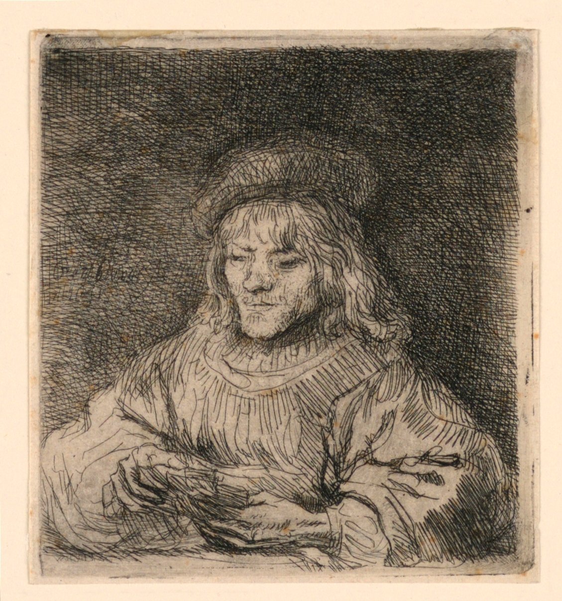 Gracz w karty autorstwa Rembrandt van Rijn