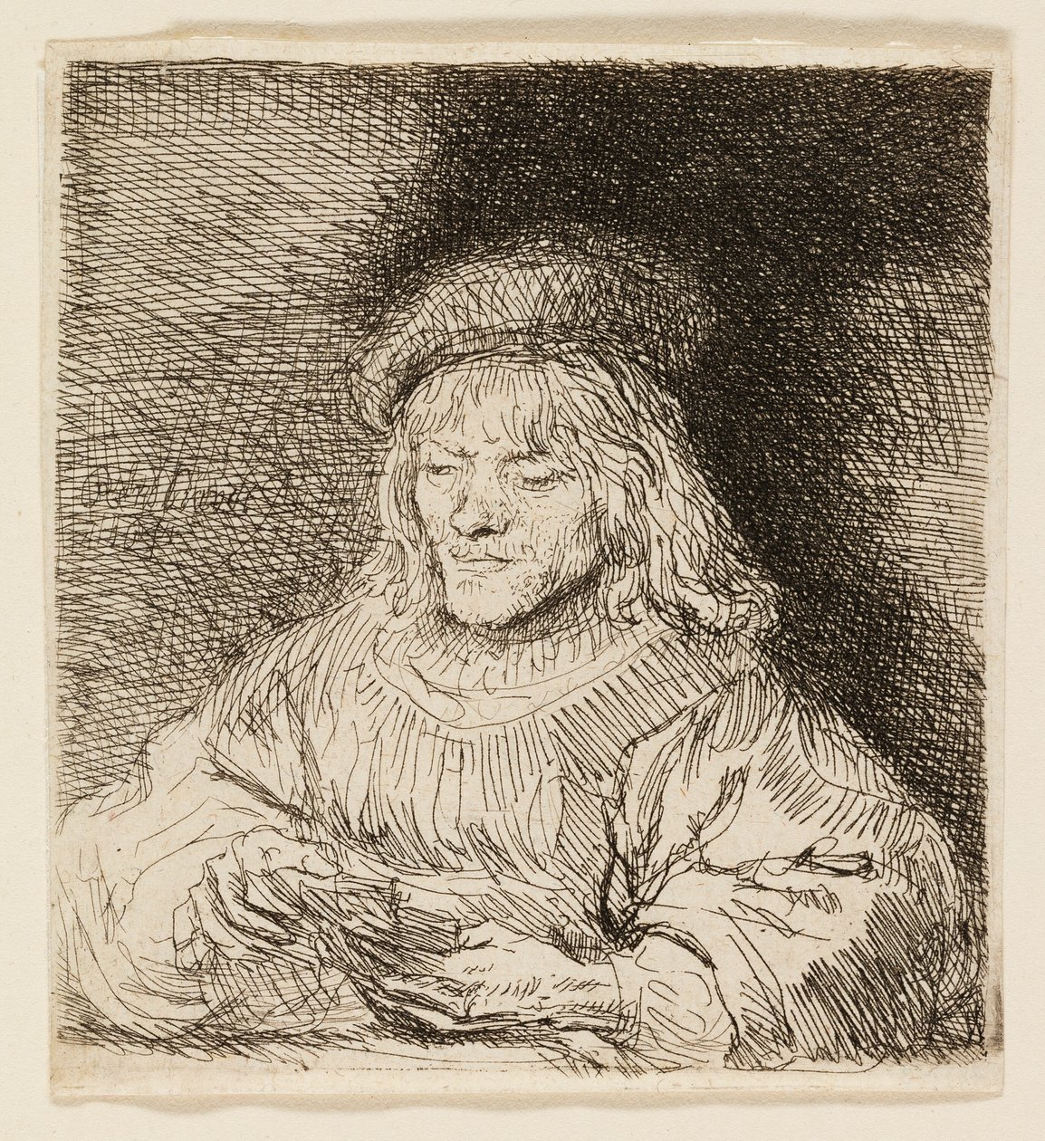 Gracz w karty autorstwa Rembrandt van Rijn