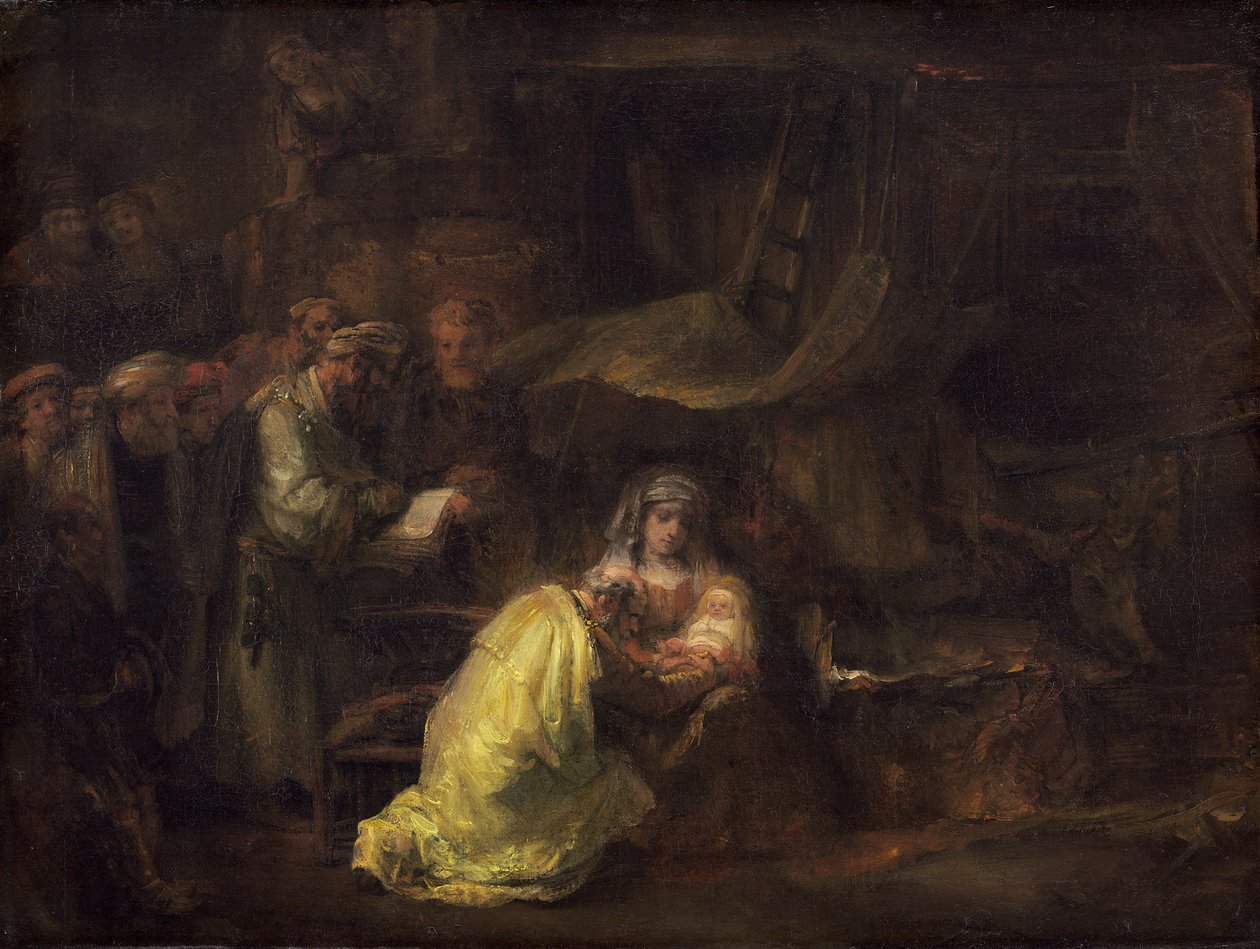 Obrzezanie, 1661 autorstwa Rembrandt van Rijn