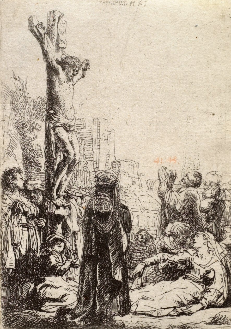 Ukrzyżowanie autorstwa Rembrandt van Rijn