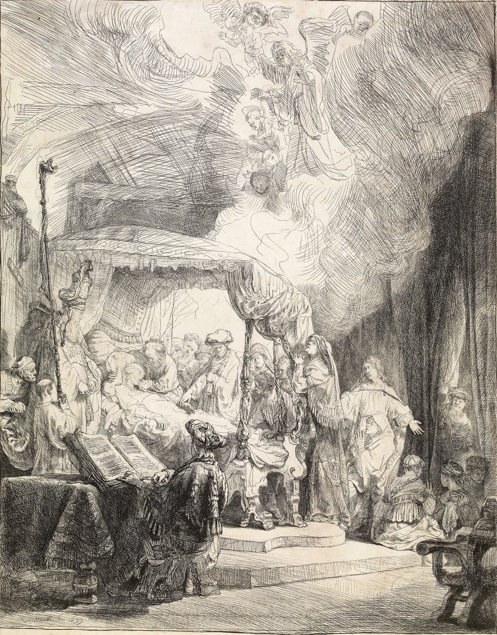 Śmierć Dziewicy, 1639 autorstwa Rembrandt van Rijn