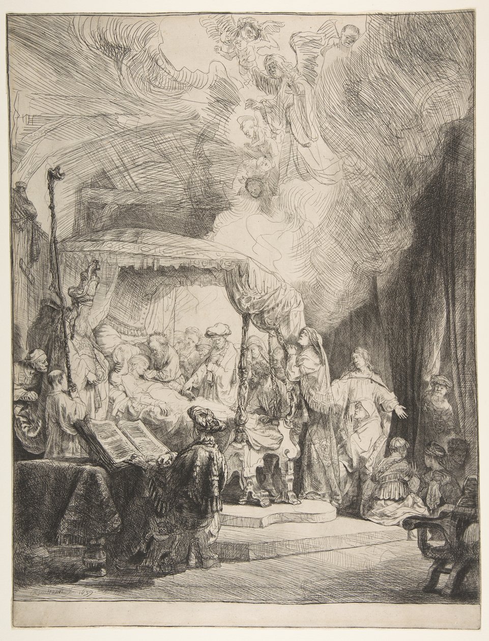 Śmierć Dziewicy, 1639. autorstwa Rembrandt van Rijn