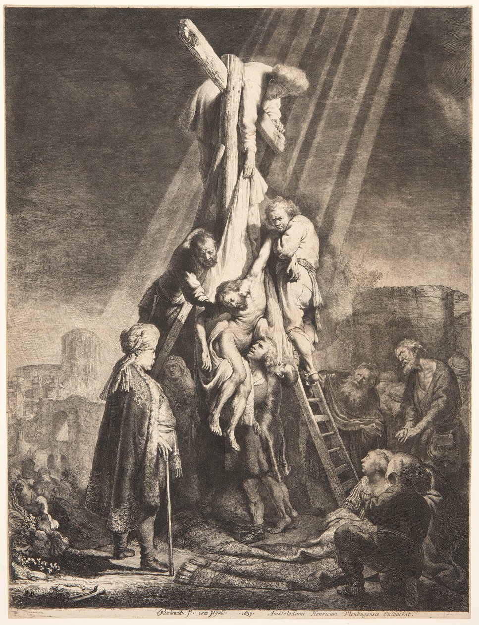 Zdjęcie z krzyża autorstwa Rembrandt van Rijn