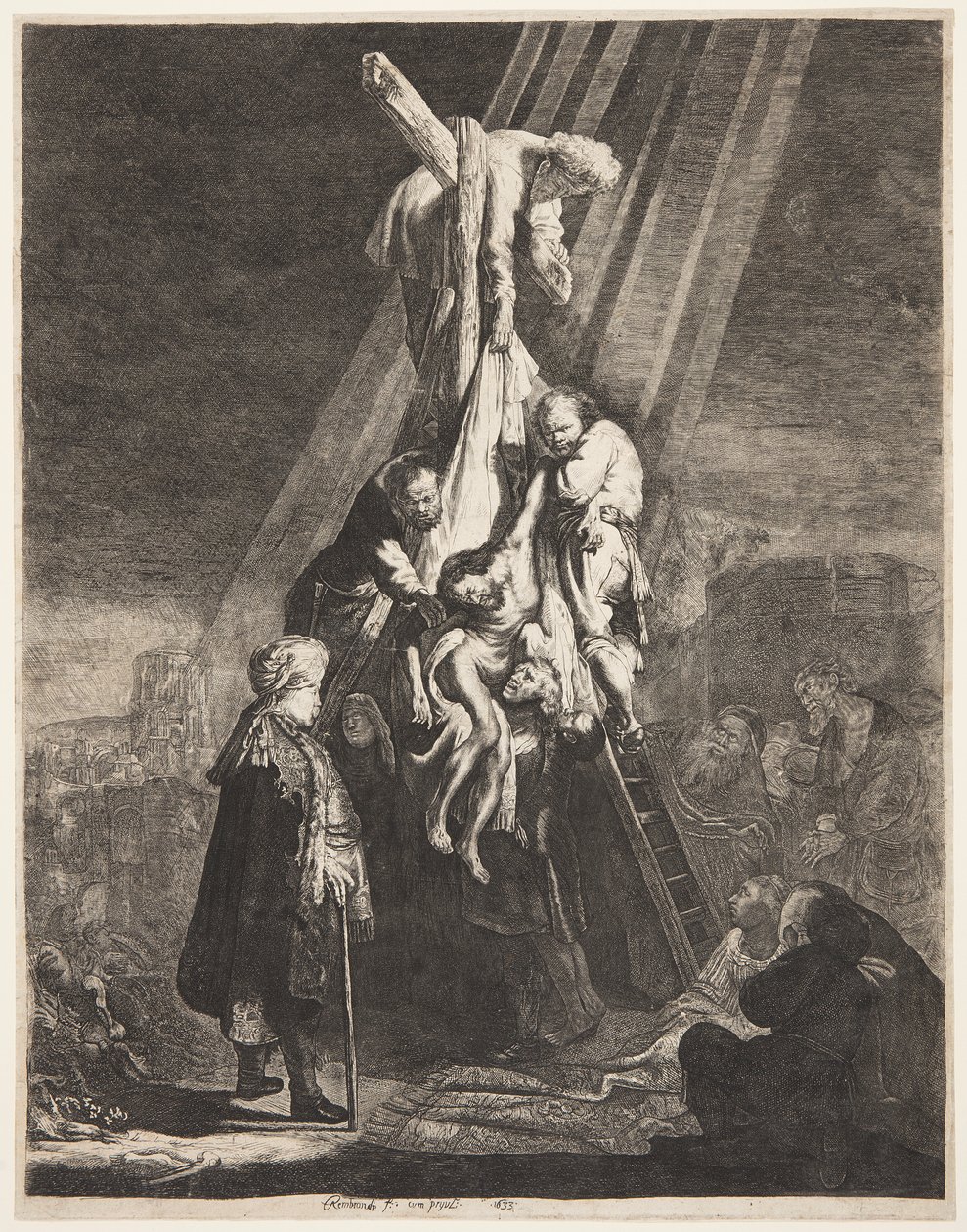 Zdjęcie z krzyża autorstwa Rembrandt van Rijn