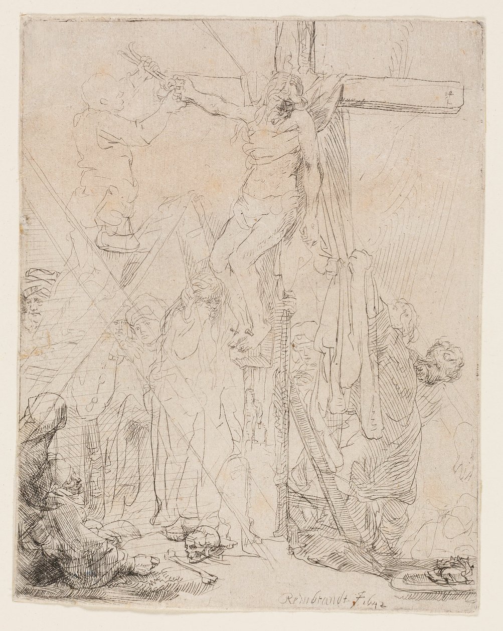Zdjęcie z krzyża: szkic autorstwa Rembrandt van Rijn