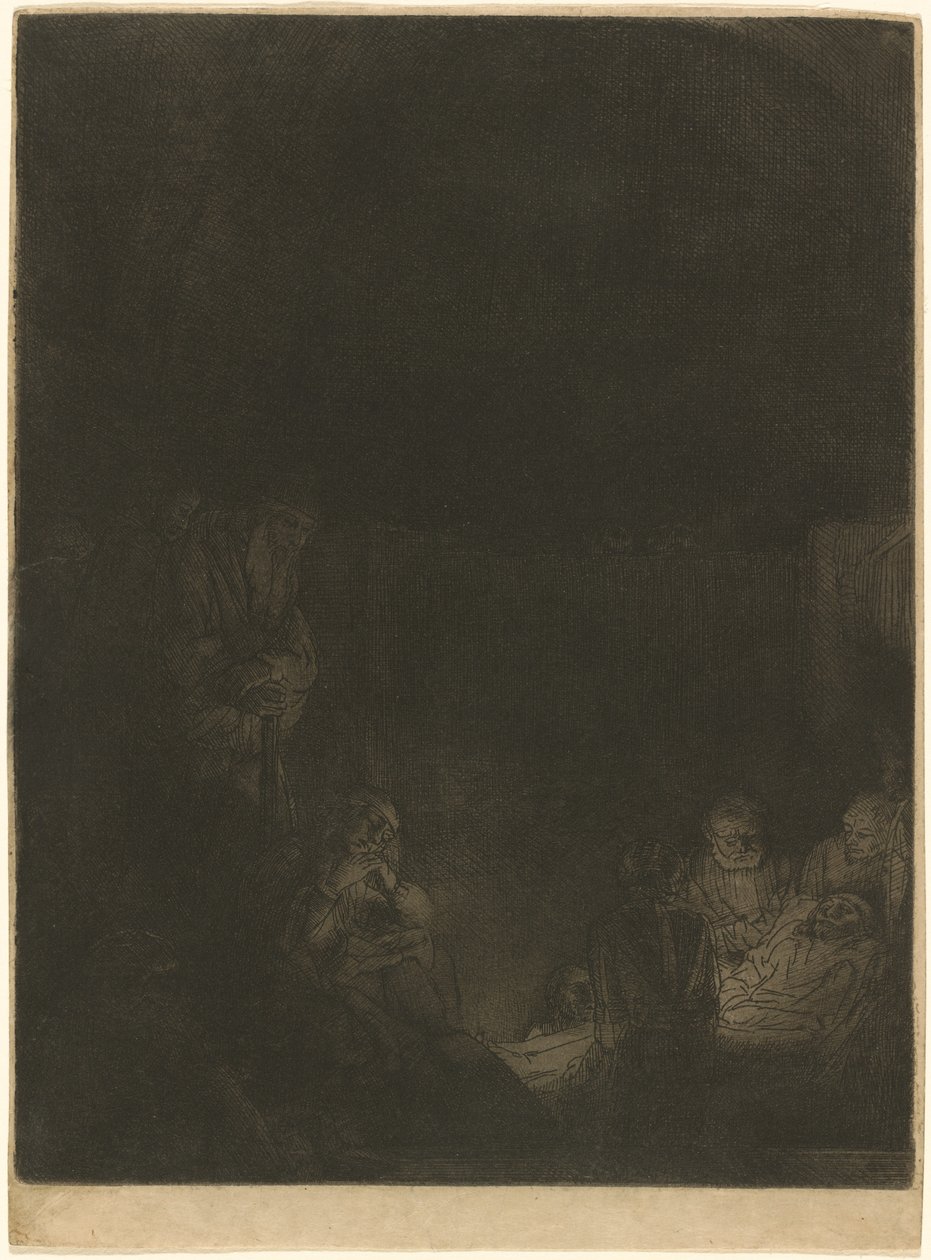 Złożenie do grobu autorstwa Rembrandt van Rijn
