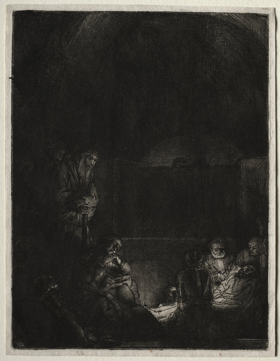 Złożenie do grobu autorstwa Rembrandt van Rijn