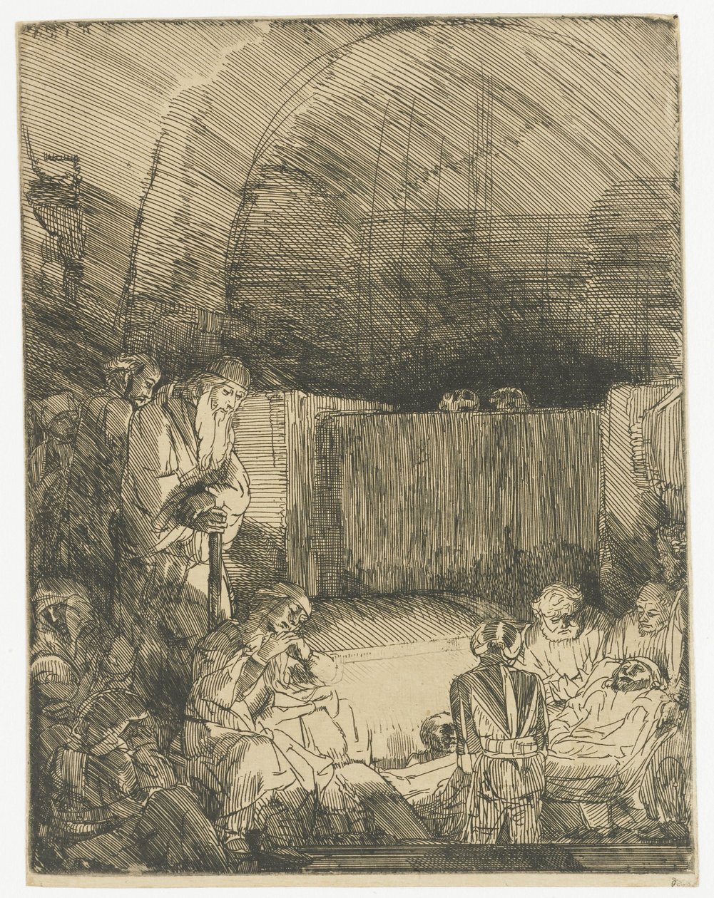 Złożenie do grobu autorstwa Rembrandt van Rijn