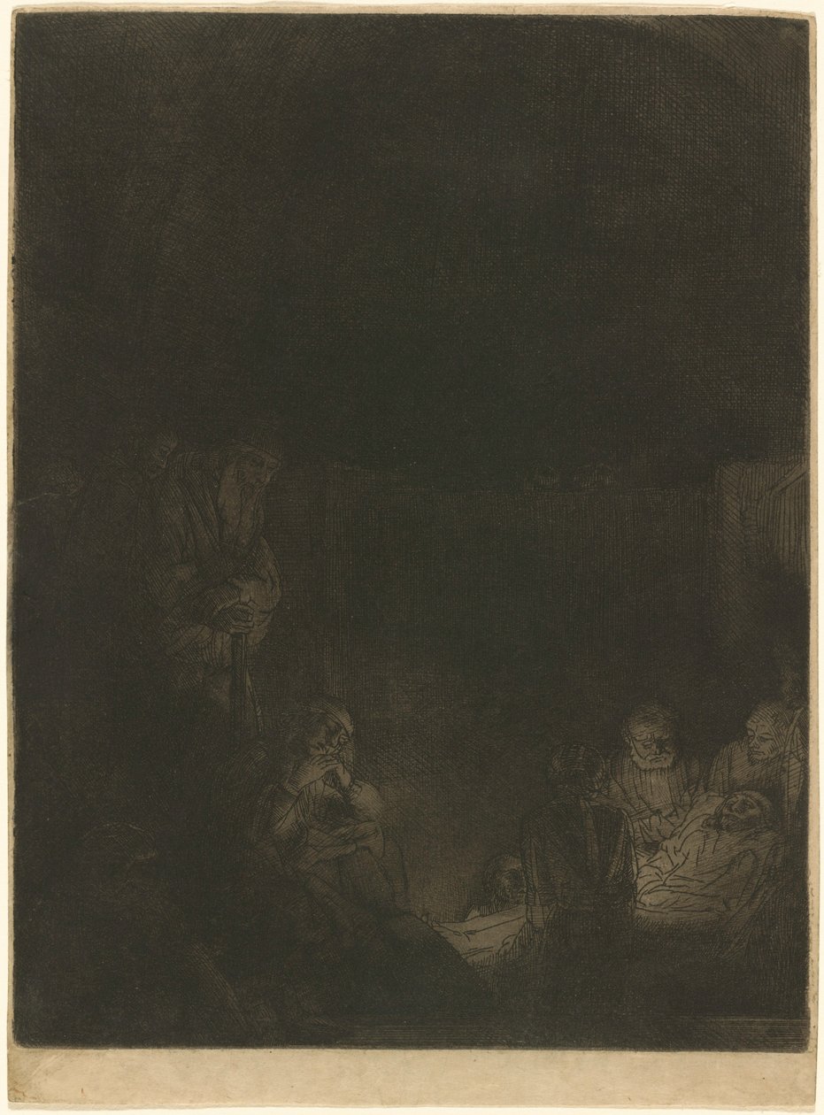 Złożenie do grobu autorstwa Rembrandt van Rijn