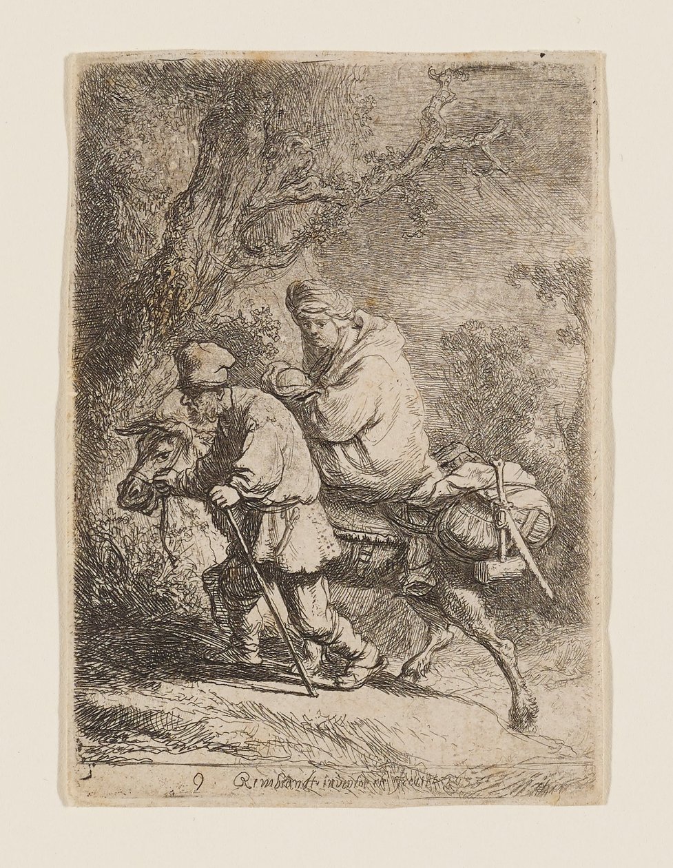 Ucieczka do Egiptu autorstwa Rembrandt van Rijn