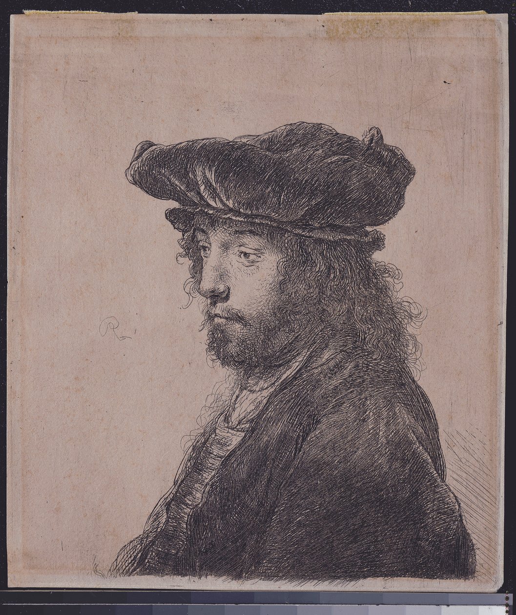 Czwarta głowa orientalna, c.1635 autorstwa Rembrandt van Rijn