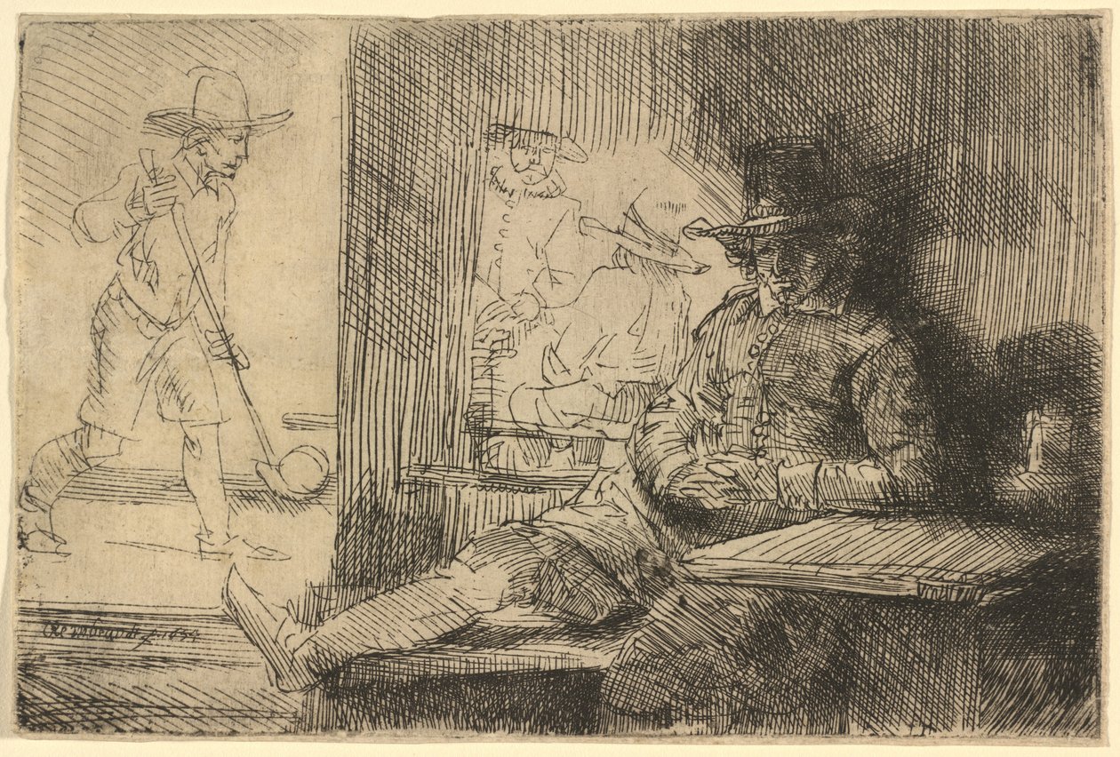 Gracz w golfa autorstwa Rembrandt van Rijn