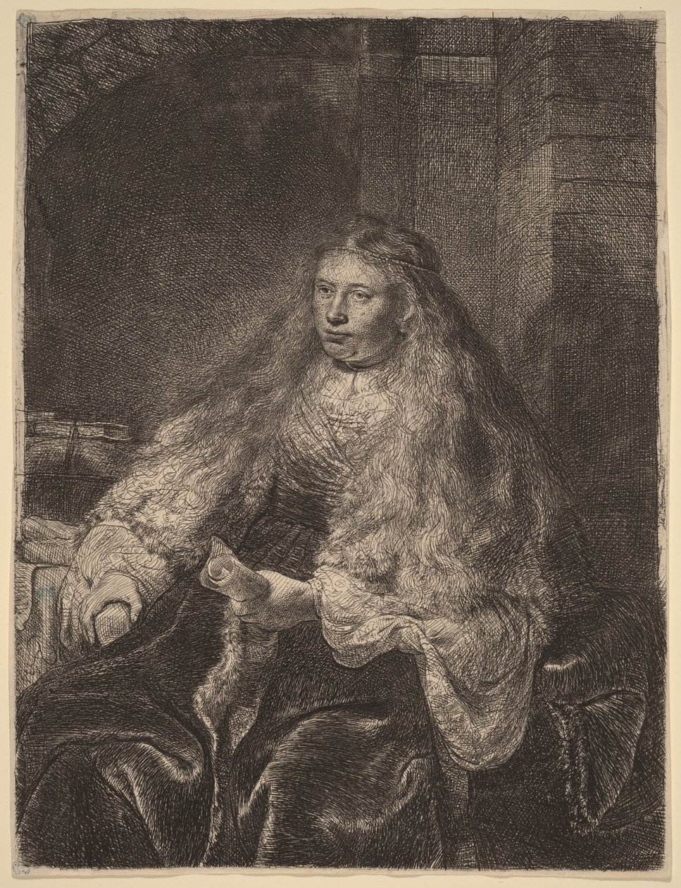 Wielka żydowska panna młoda autorstwa Rembrandt van Rijn