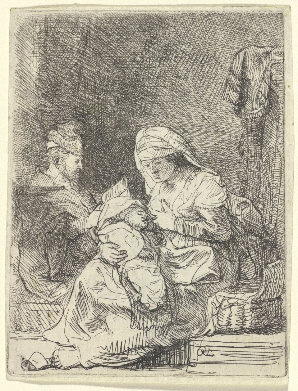 Święta Rodzina autorstwa Rembrandt van Rijn