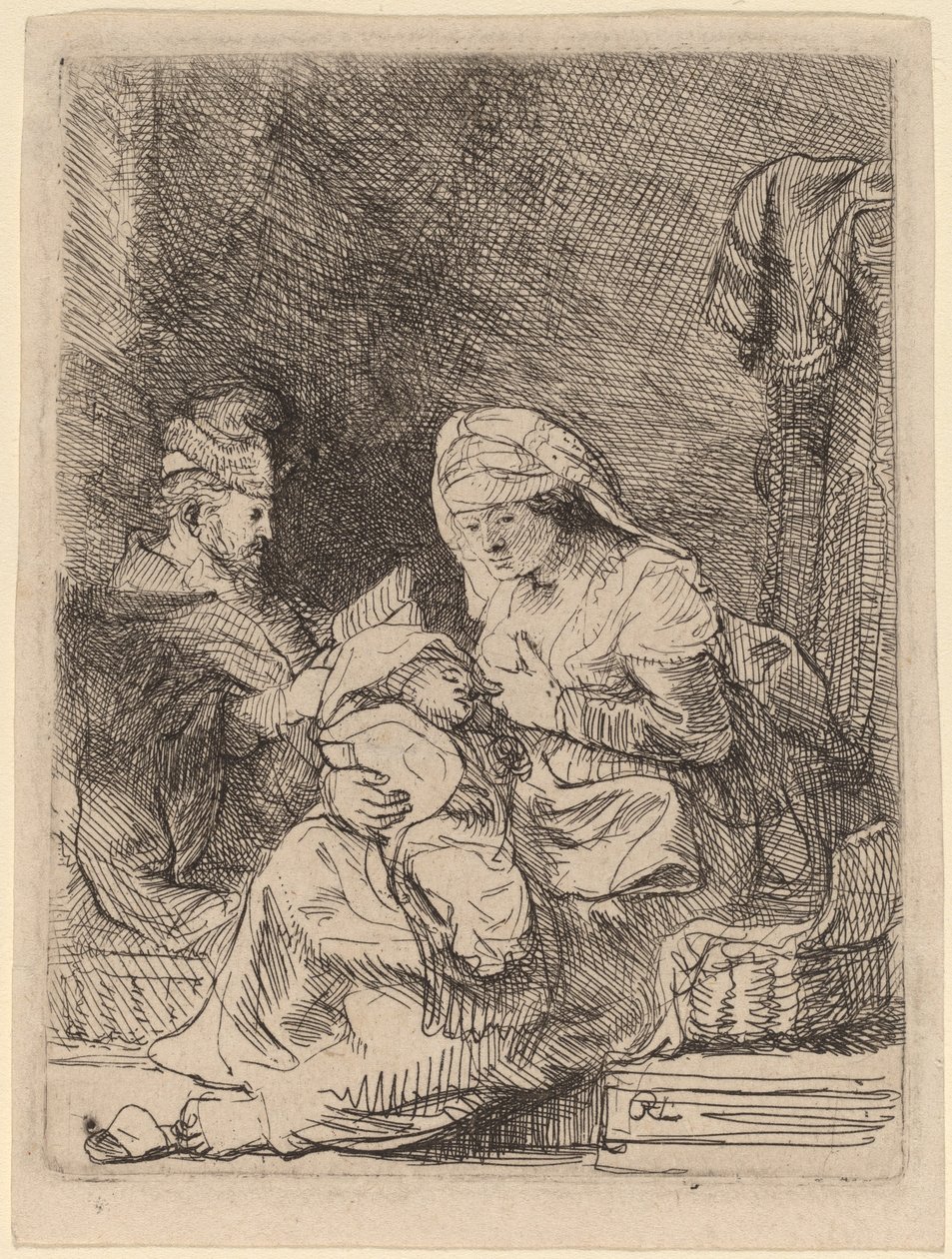 Święta Rodzina autorstwa Rembrandt van Rijn