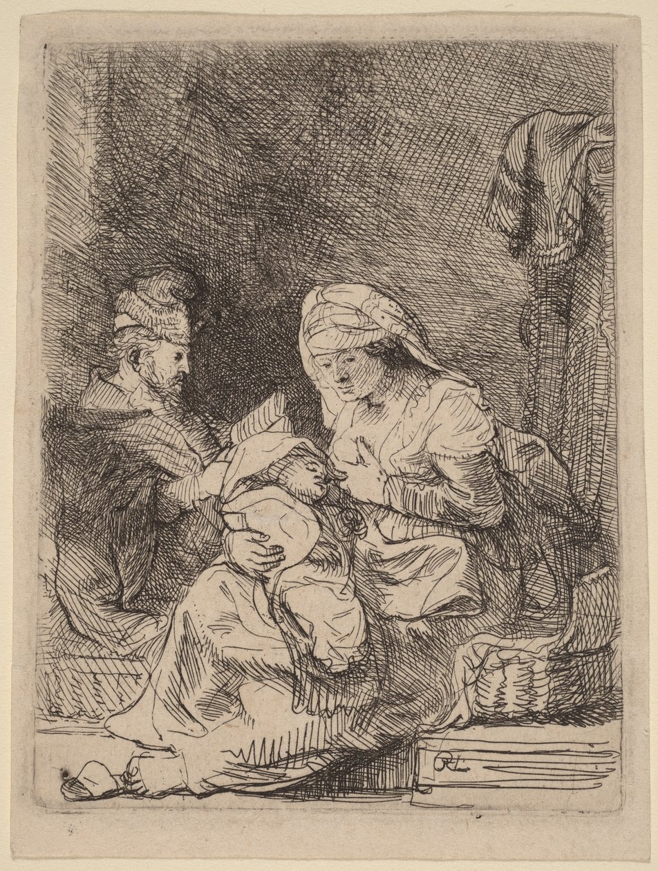 Święta Rodzina autorstwa Rembrandt van Rijn