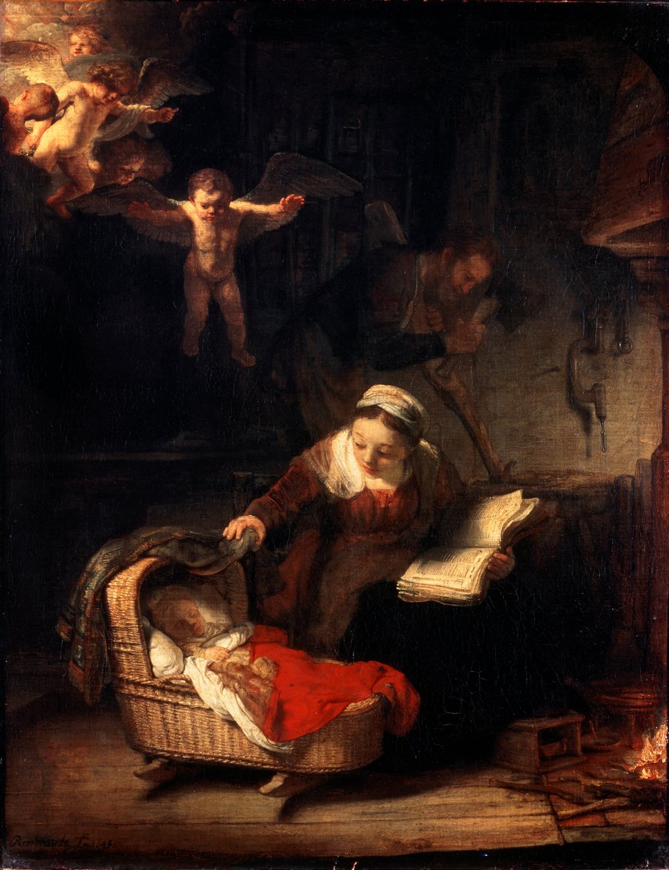 Święta Rodzina, 1645. autorstwa Rembrandt van Rijn
