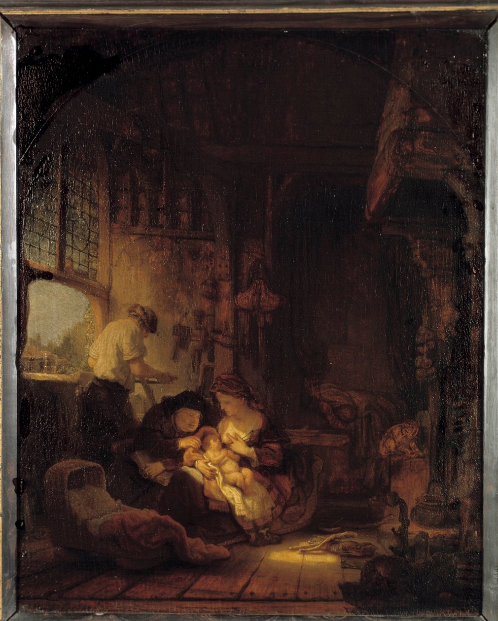 Obraz Świętej Rodziny autorstwa Harmenszoon van Rijn dit Rembrandt (1606-1669) autorstwa Rembrandt van Rijn