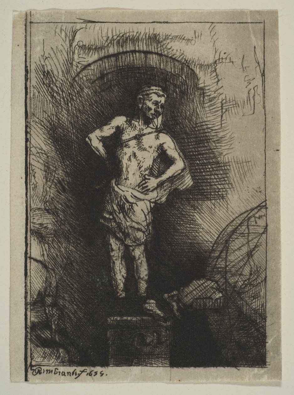 Obraz widziany przez Nabuchodonozora, 1655. autorstwa Rembrandt van Rijn