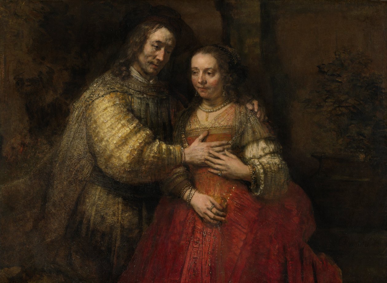 Żydowska Oblubienica, c.1667 autorstwa Rembrandt van Rijn