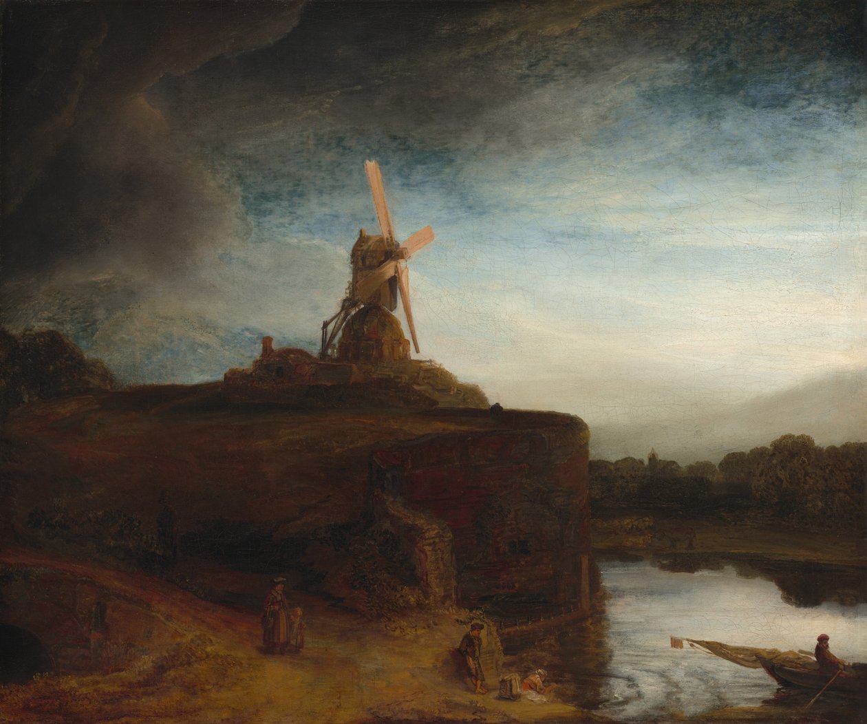 Młyn autorstwa Rembrandt van Rijn
