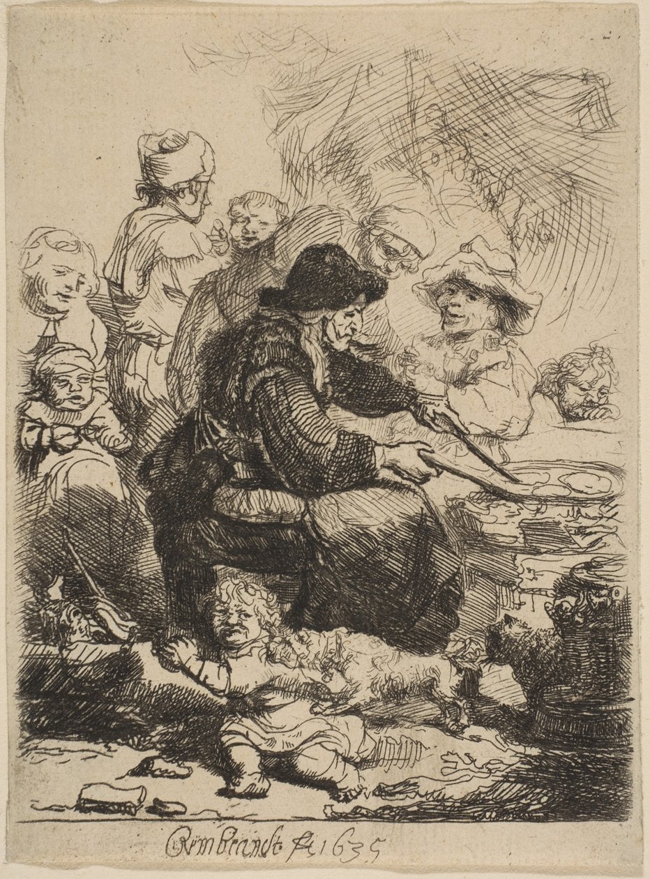 Kobieta Naleśnik, 1635. autorstwa Rembrandt van Rijn