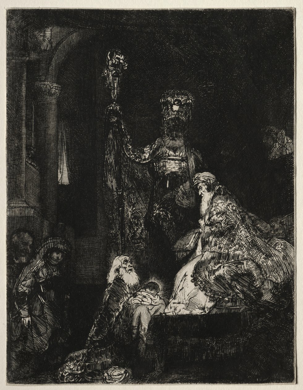 Ofiarowanie w świątyni, c. 1654. autorstwa Rembrandt van Rijn