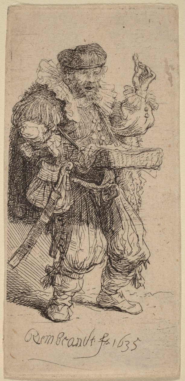 Szarlatan autorstwa Rembrandt van Rijn