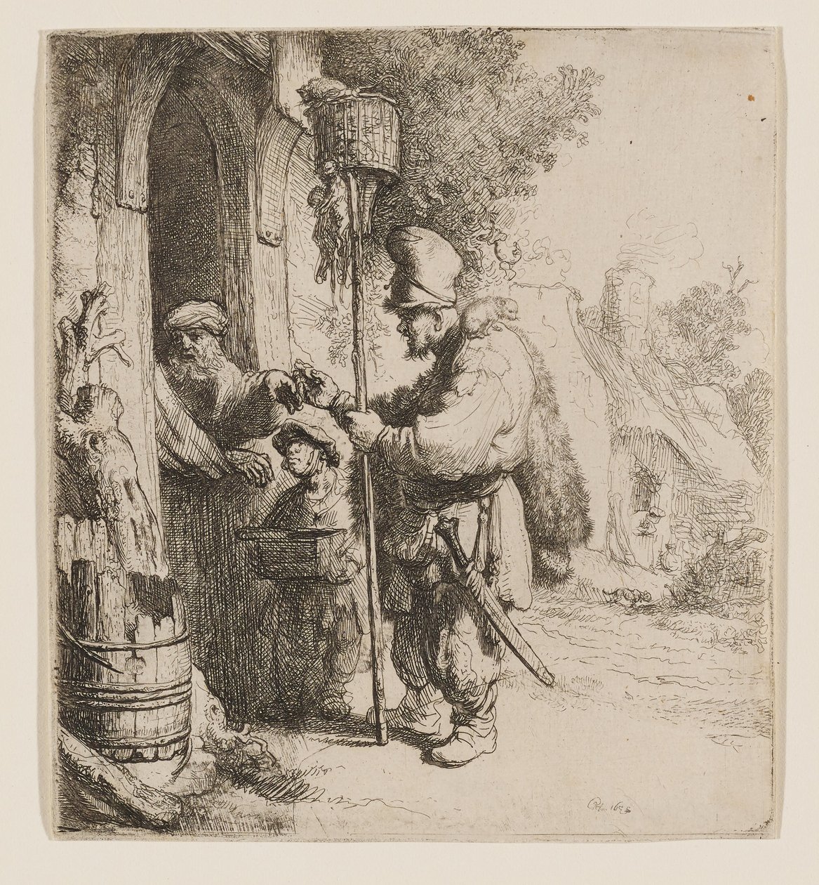 Sprzedawca trutki na szczury autorstwa Rembrandt van Rijn