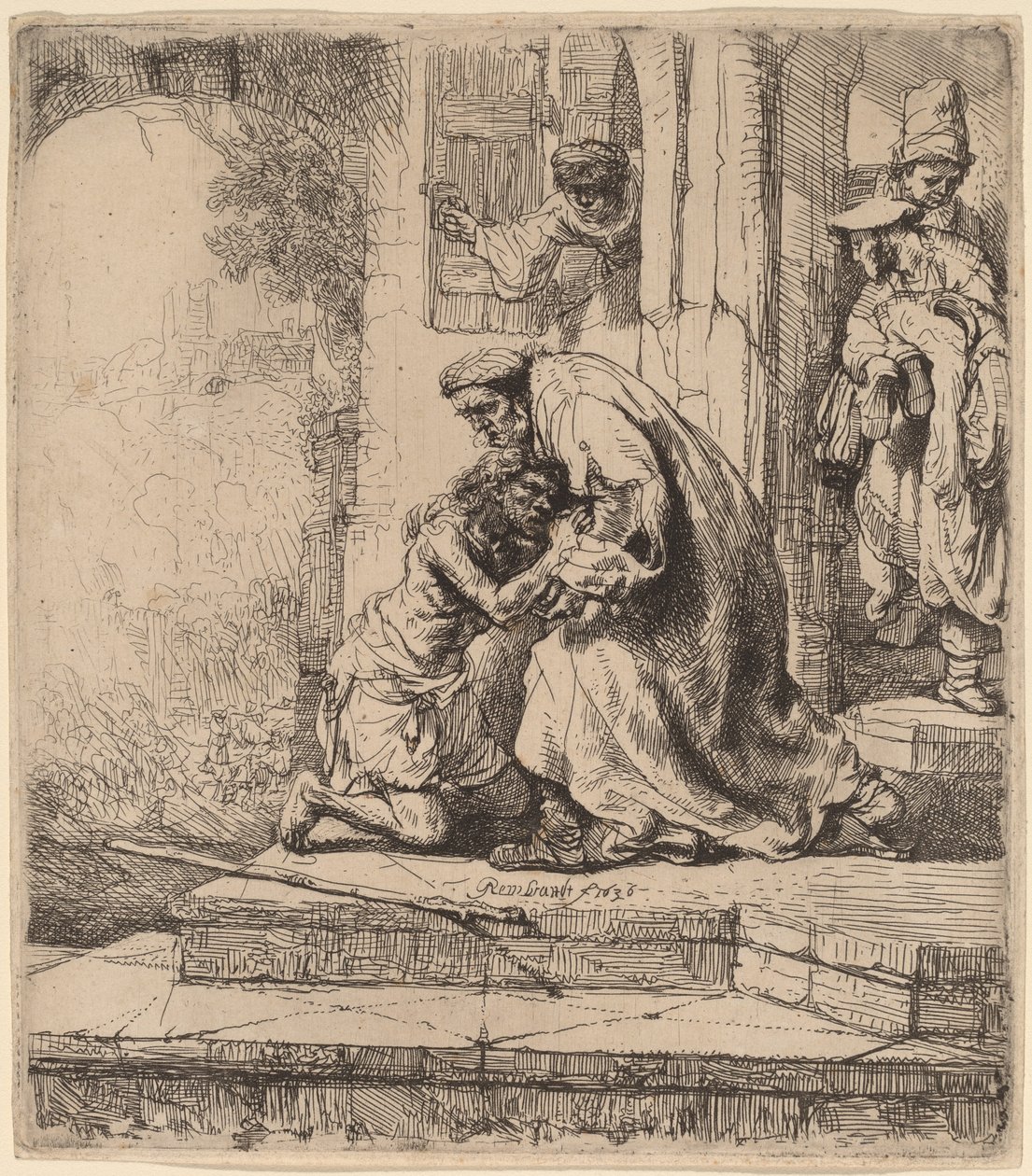 Powrót syna marnotrawnego autorstwa Rembrandt van Rijn