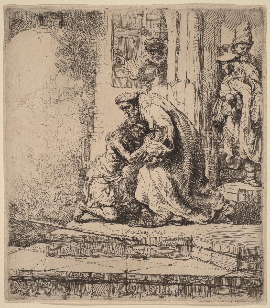 Powrót syna marnotrawnego autorstwa Rembrandt van Rijn