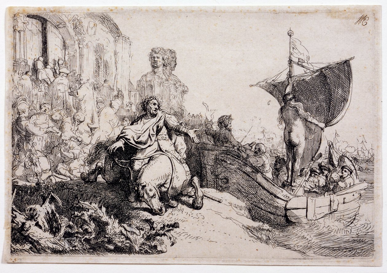 Statek fortuny autorstwa Rembrandt van Rijn