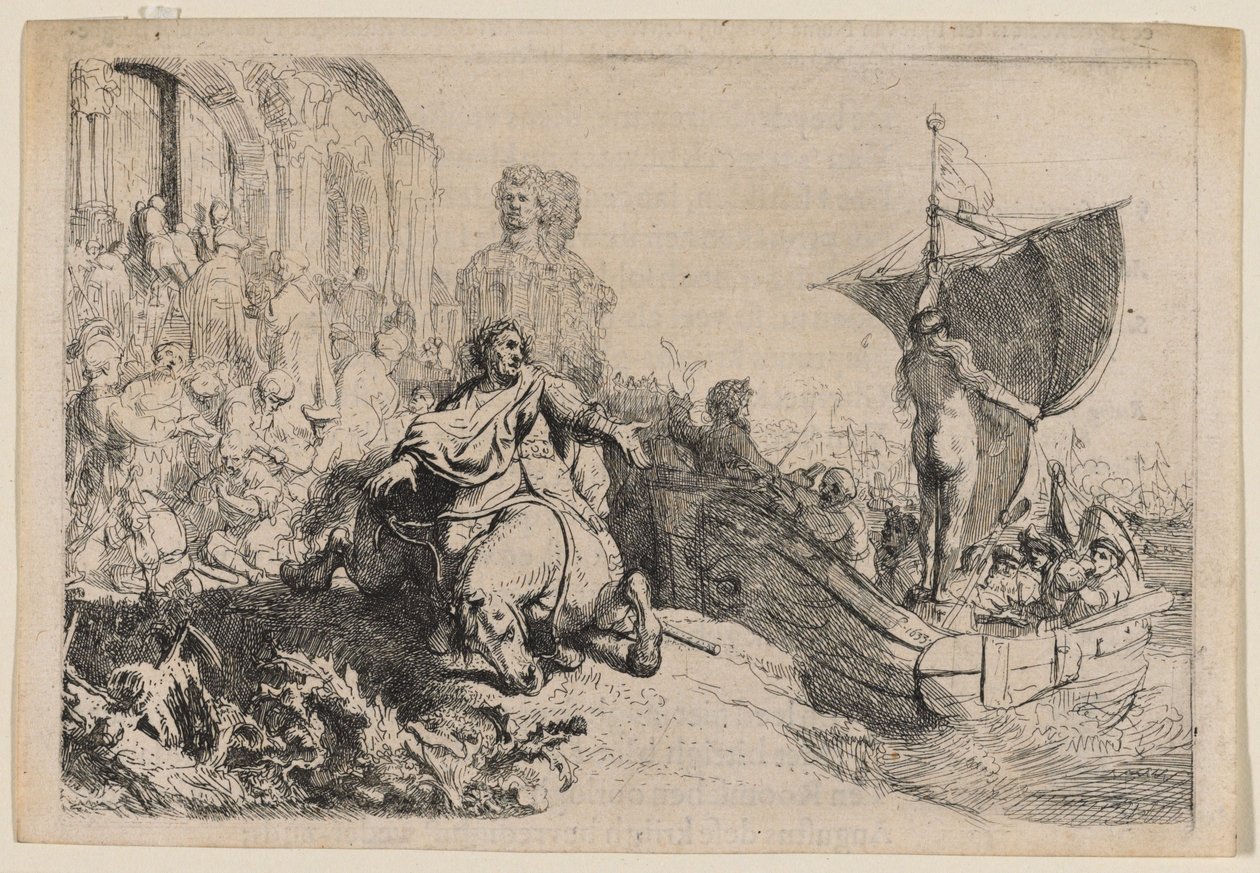 Statek Fortuny autorstwa Rembrandt van Rijn