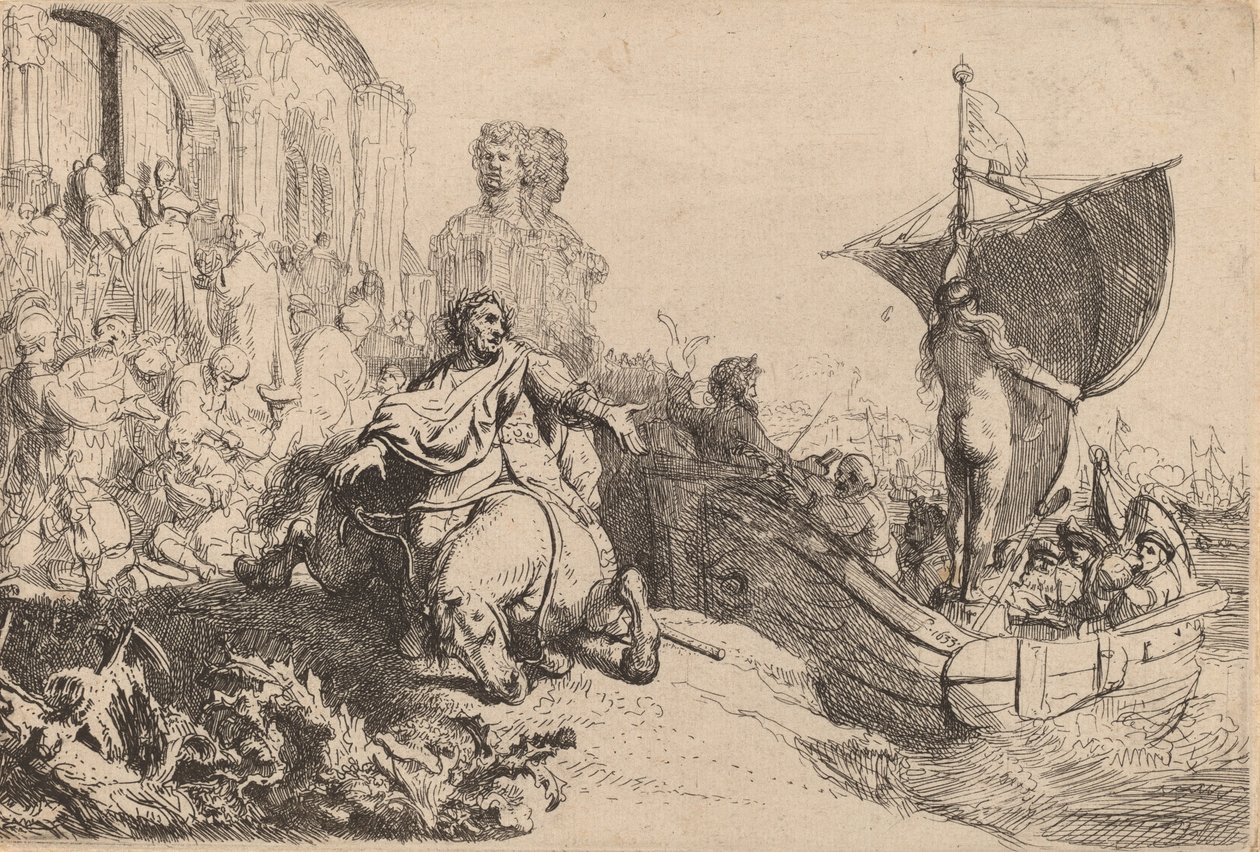 Statek fortuny, 1633. autorstwa Rembrandt van Rijn