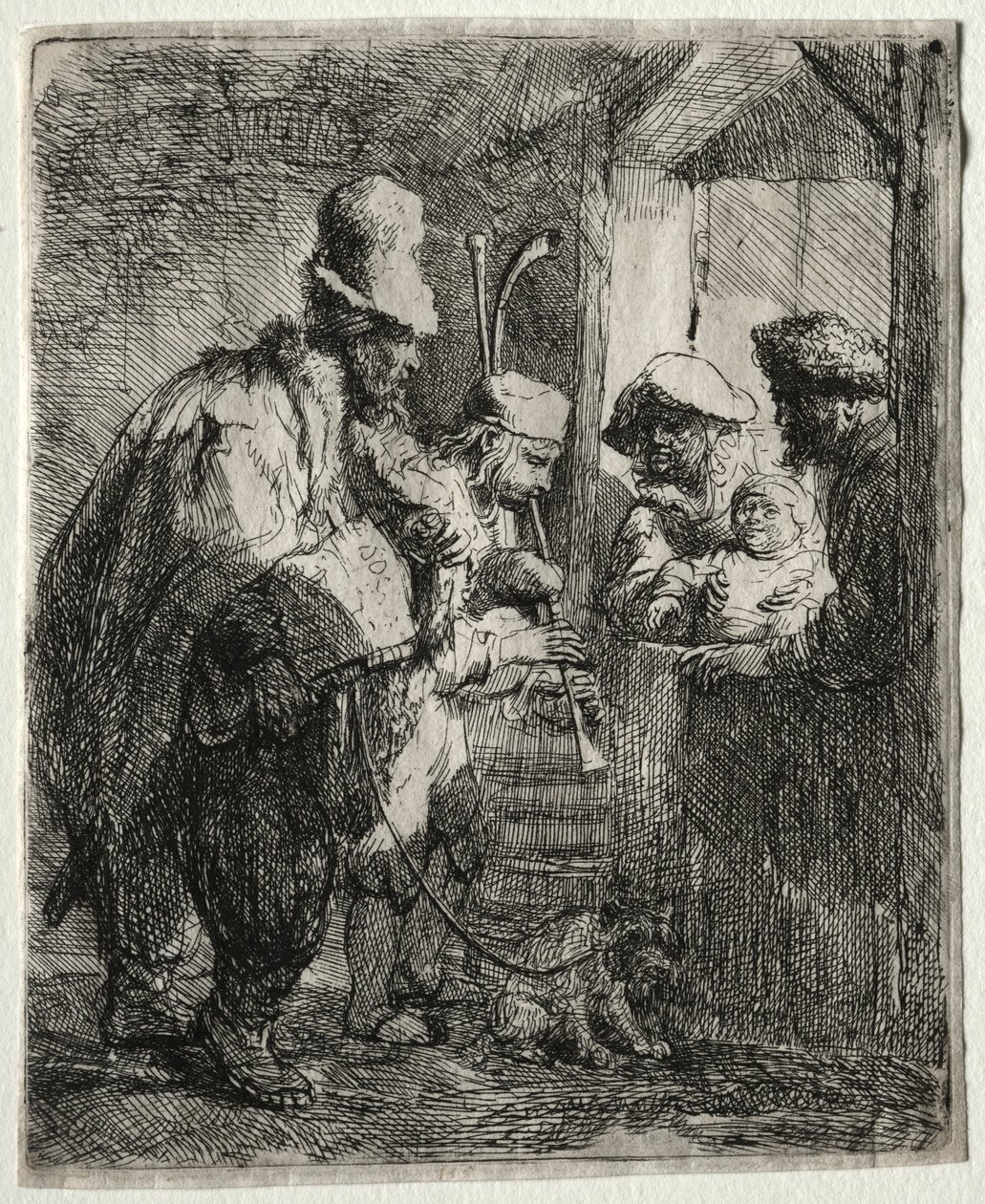 Spacerujący Muzycy, ok. 1930 1635. autorstwa Rembrandt van Rijn