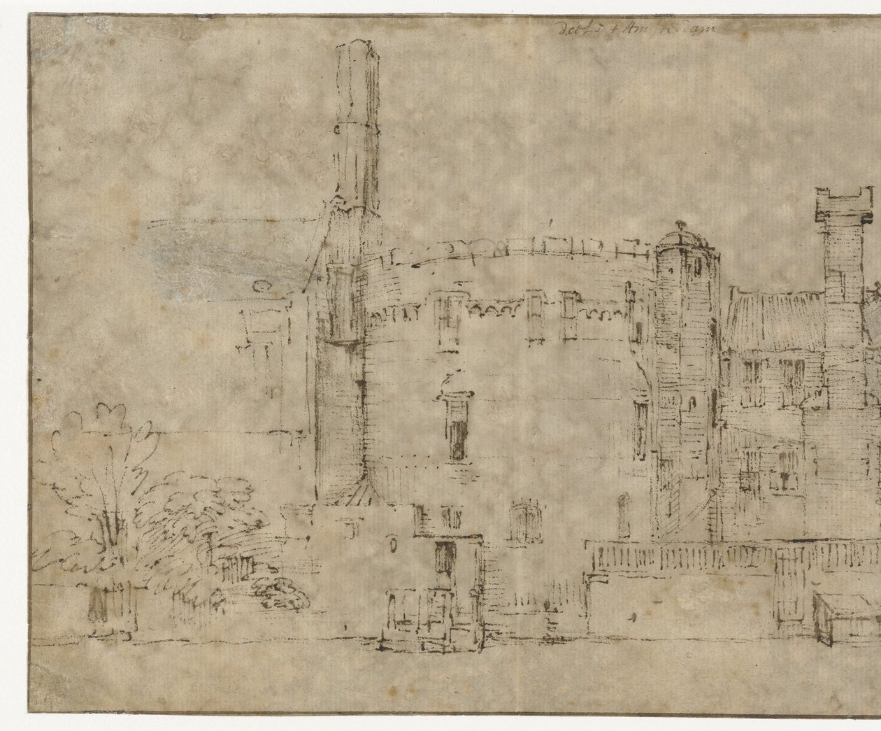 Wieża Swijgh Utrecht w Amsterdamie autorstwa Rembrandt van Rijn