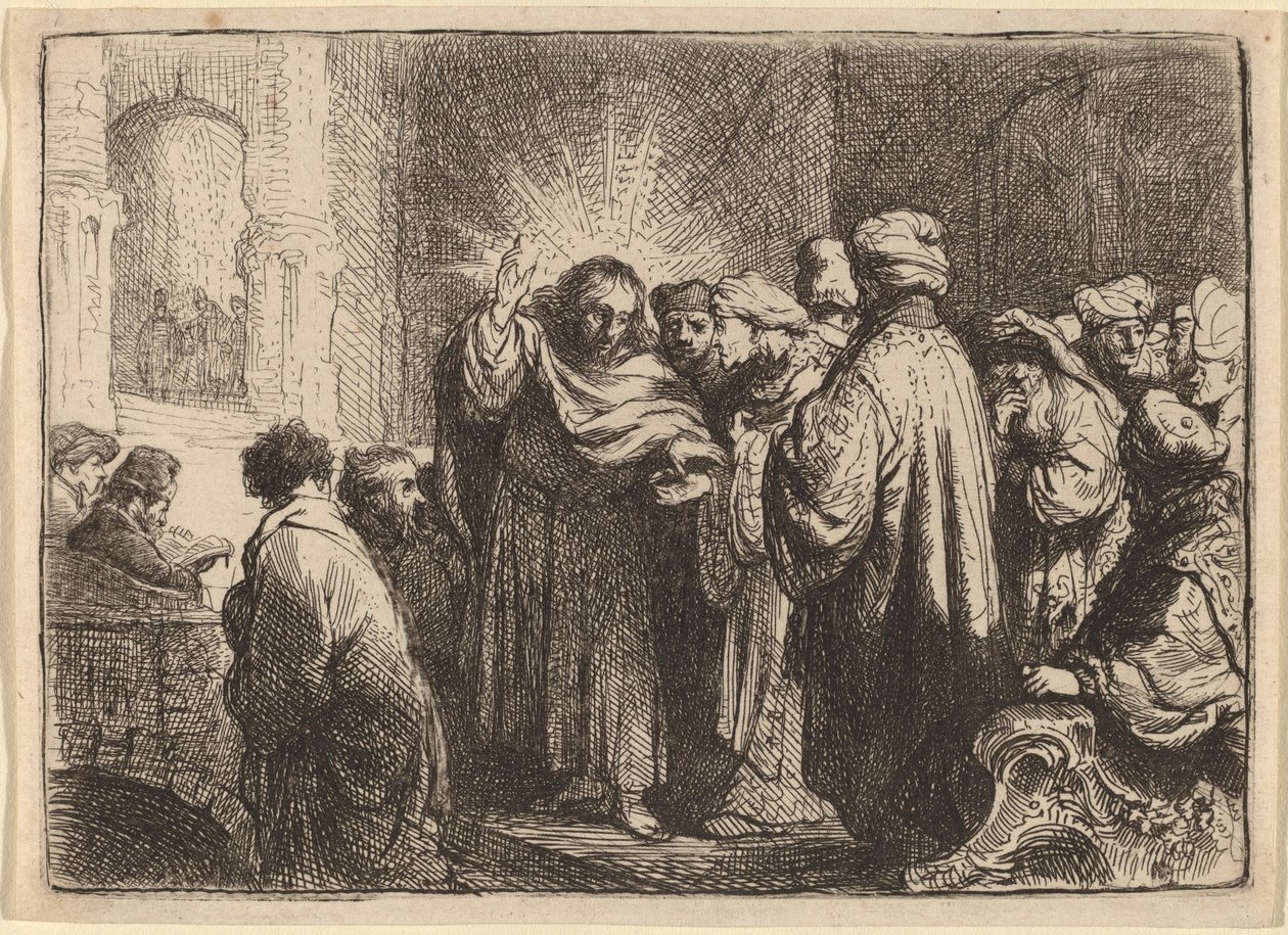 Pieniądze w hołdzie autorstwa Rembrandt van Rijn