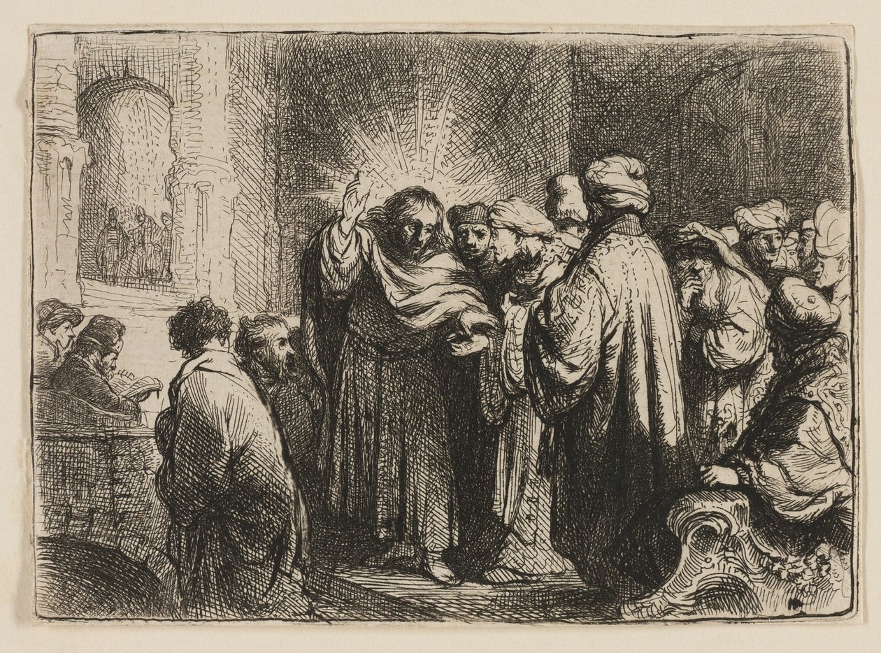 Pieniądze w hołdzie autorstwa Rembrandt van Rijn