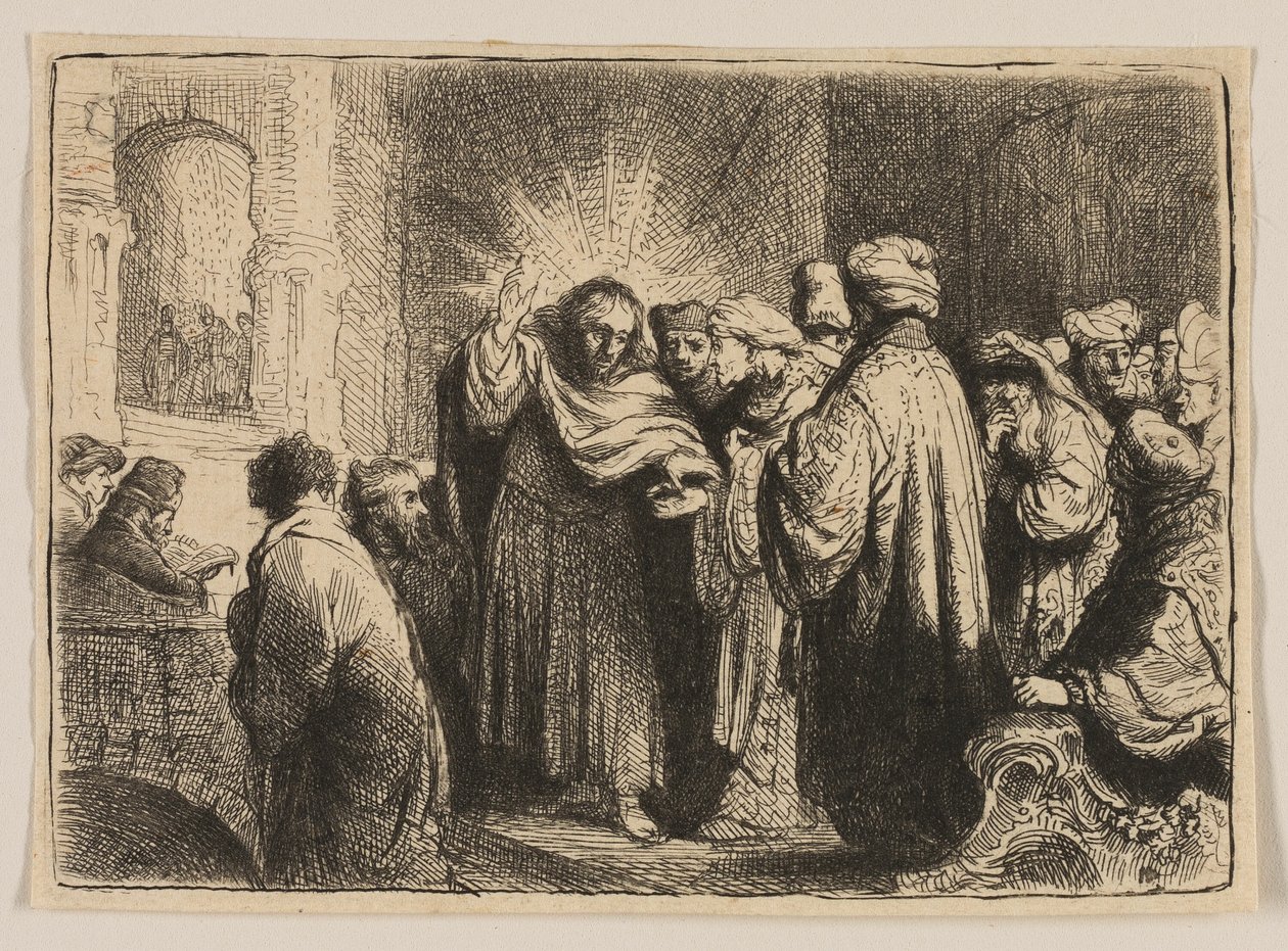 Pieniądze w hołdzie autorstwa Rembrandt van Rijn