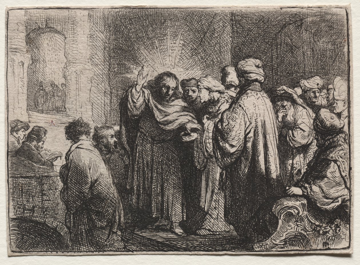 Pieniądze w hołdzie autorstwa Rembrandt van Rijn