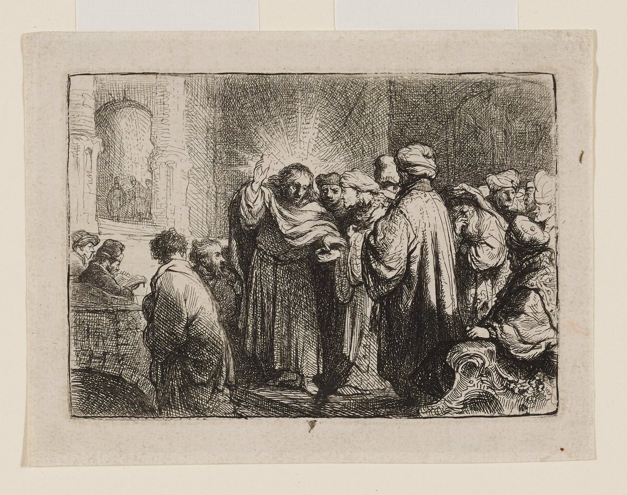 Pieniądze z daniny autorstwa Rembrandt van Rijn