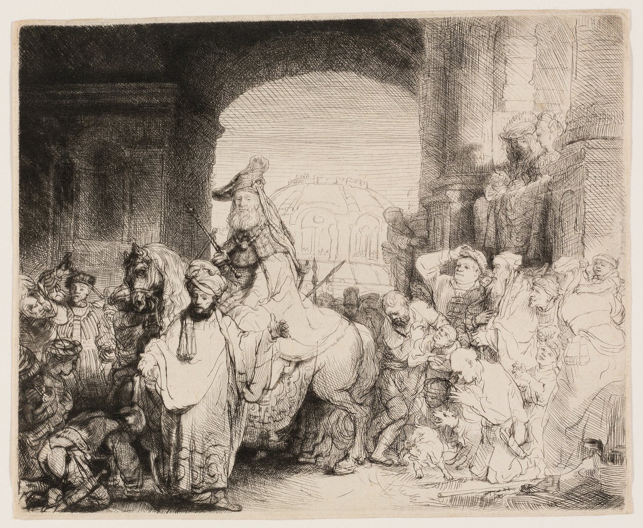 Triumf Mardocheusza autorstwa Rembrandt van Rijn