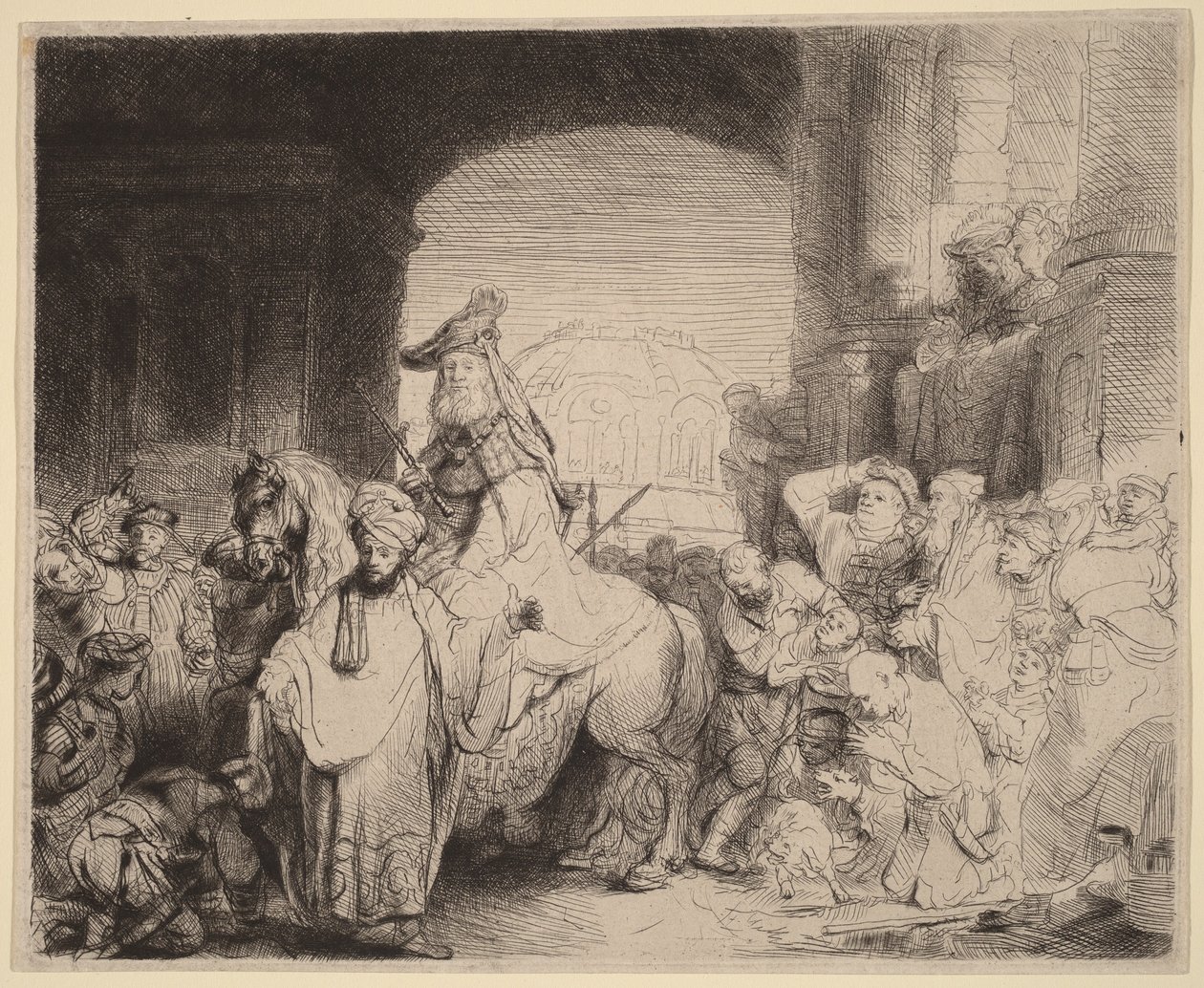 Triumf Mordocheusza autorstwa Rembrandt van Rijn