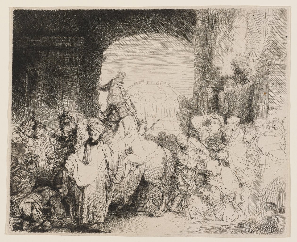 Triumf Mordocheusza autorstwa Rembrandt van Rijn